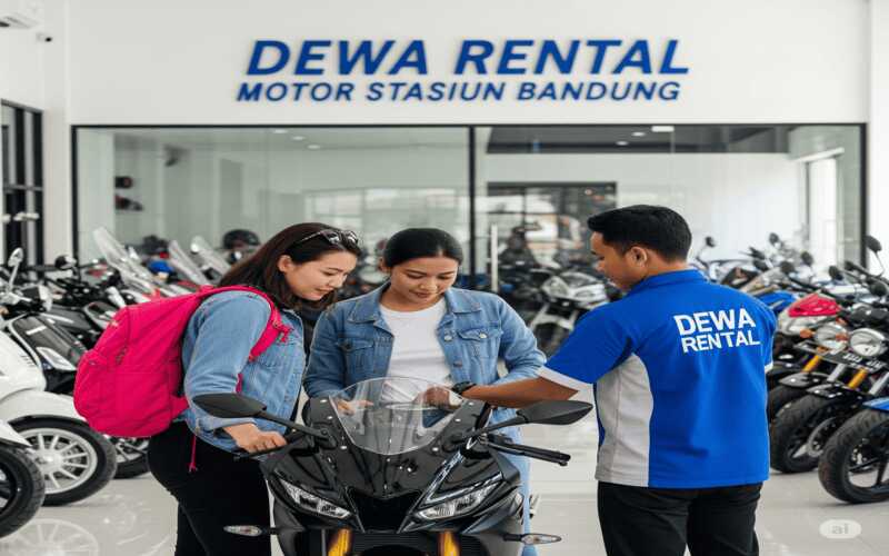 Harga Sewa Motor di Stasiun Bandung
