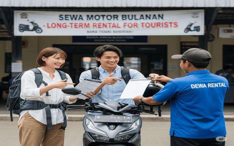 Sewa Motor Bulanan Bandung